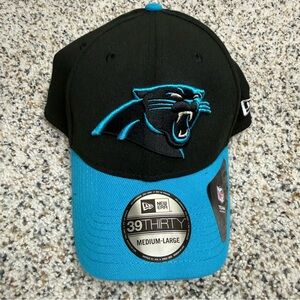 Carolina Panthers New Era 39Thirty Team Classic Flex Hat Blue Black Football NFL